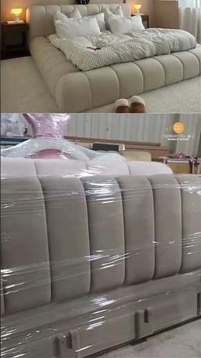 upholstery Bubble bed in velvet fabric made DIY Furniture idea