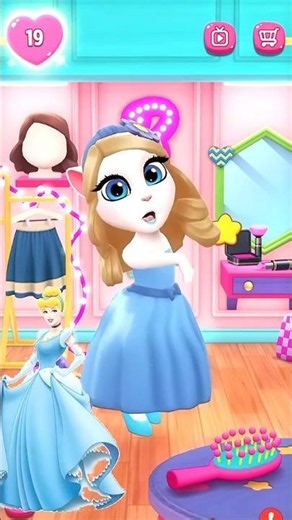 MY TALKING ANGELA 2 VS SPRUNKI #shorts #fyp