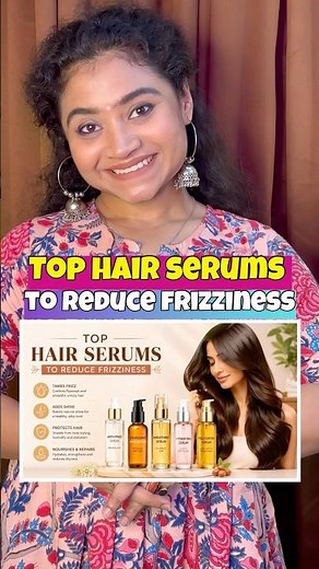Top Hair Serums To Reduce Frizziness 😍🔥 #hair #skincare