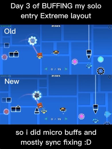 Day 3 of Buffing My Solo Extreme Layout