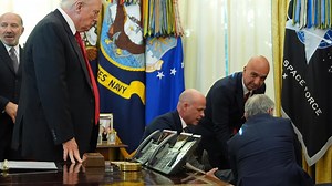 Oval Office event interrupted after guest suffers medical emergency