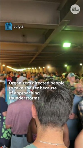 Boston Salute to America crowds evacuated as storms approach