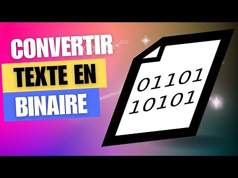 Convertit les caractères du texte en ses valeurs binaire
