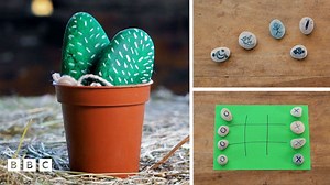 Rocking rock and pebble crafts