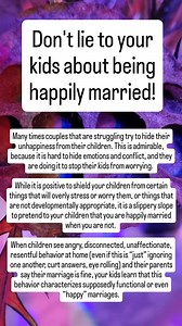 Never think that your kids are not seeing how unhappy you are. Remember yourself as a child. You heard plenty of stuff your parents would swear you never heard. You found things that they had no idea you found. You saw your parents’ expressions and you read their moods. Why does everyone think that they as a child were so much more mature or observant than their own kids? It is a defense mechanism that allows you to think your kids are shielded from more than they really are, and it helps nobody