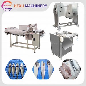 [Hot Item] Automatic Fish Head Cutting Removing Cutter Tilapia Fillet Filleting Machine/ Fish Skin Peeler Fish Processing Machines