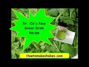 DR OZ NEW GREEN DRINK RECIPE