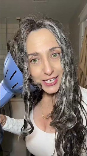 How I Refresh my (Gray) Wavy Hair
