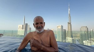 983K views · 29K reactions | Dada Ji First Time Dubai Infinity Sky Pool  Part 16 | Ankit Big Mouth | Facebook