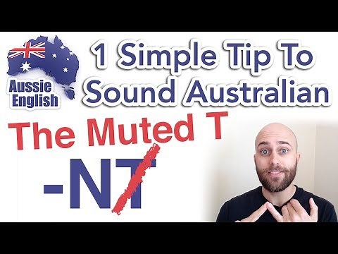 1 Simple Tip To Sound Australian: The Muted T | Learn Australian English | Australian Accent