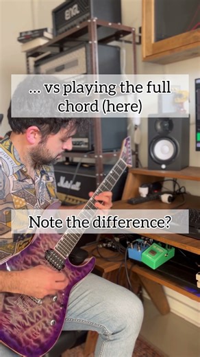 Intermodulation Distortion comparing full chords vs single notes through Opeth - Ghost of Perdition