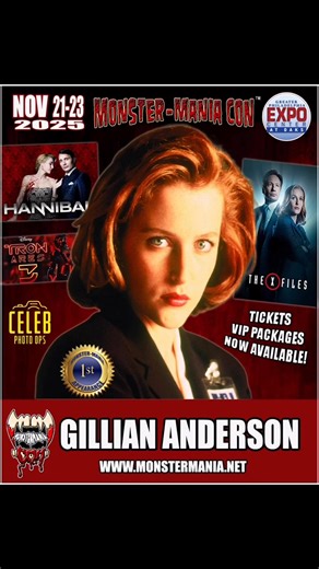29K views · 129 reactions | The X-FILES REUNION comes to MONSTER-MANIA CON NOV 21-23 Greater Philadelphia Expo Center #xfiles #xfilesforever #xfilesvibes #TheTruthIsOutThere #iwanttobelieve #scully #monstermania #monstermaniacon #philly #phillyevents #horrorcon | Monster-Mania Convention | Facebook