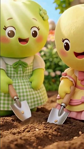 王林ちゃんとトキの不思議な種まき #animation #funny