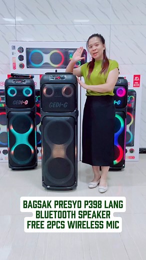 Bluetooth Speaker Free 2pcs wireless mic Dito Mabibili 👉 https://s.shopee.ph/3Az5F0KoKY Location Shop 👉 https://s.shopee.ph/3Az5F0KoKY | Vanessa Finds MNL
