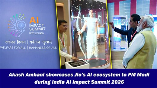 Akash Ambani showcases Jio's AI ecosystem to PM Modi during India AI Impact Summit 2026