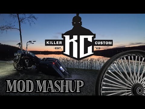 Controls, bags, wheel.. | Harley-Davidson Road King Bagger build