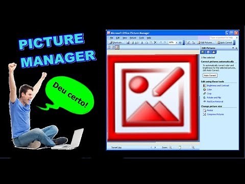 Como baixar e instalar o PICTURE MANAGER visualizador da Microsoft.