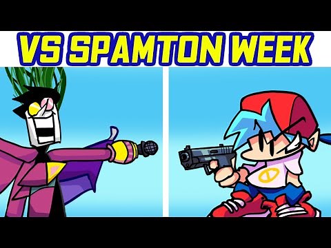 Friday Night Funkin' VS Spamton WEEK + Cutscenes (FNF Mods/Hard) (Deltarune Chapter 2) Mod Showcase