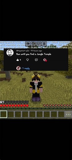 Minecraft run challenge -🔥/ part-8 #shorts