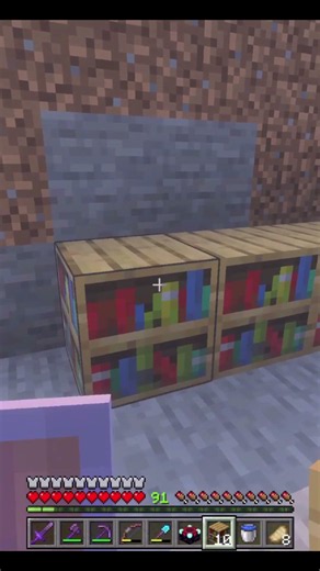 I Built a Blacksmith and an Enchanting Table in #minecraft #bedrock #shorts #fyp #iron
