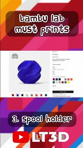 Bambu Lab Must Prints: Part 3 - Reusable Spool