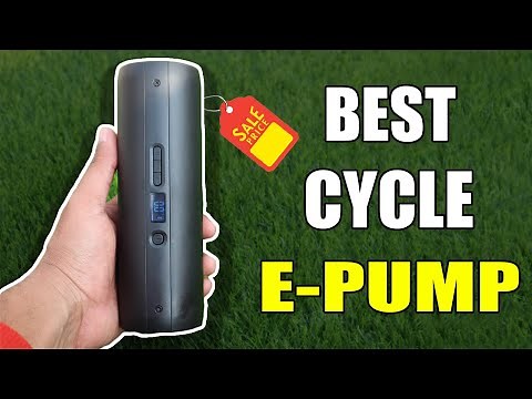Best Electric Portable Air Pump for Bicycle? CYCPLUS A5 Air Compressor E-Pump Review | Bike | Car