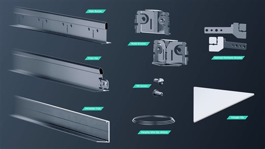 Zentia Triangle Ceiling Tiles - Installation How To