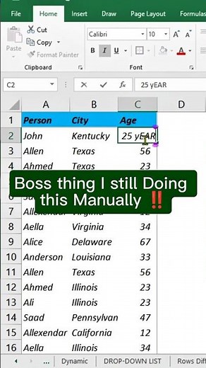 Excel Tutorial: Stop Typing Years in Excel! Use This Trick