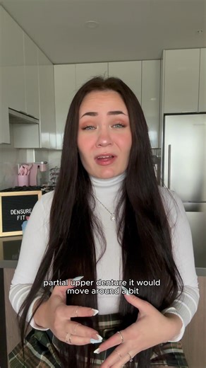Kissing with dentures? It’s all about confidence! Let me tell you my experience with and without dentures, thanks to DenSureFit. 💋 #denturetok #kissingwithdentures #denturefit
