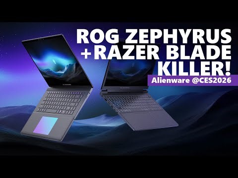 Alienware goes OLED and after the ROG Zephyrus @CES2026