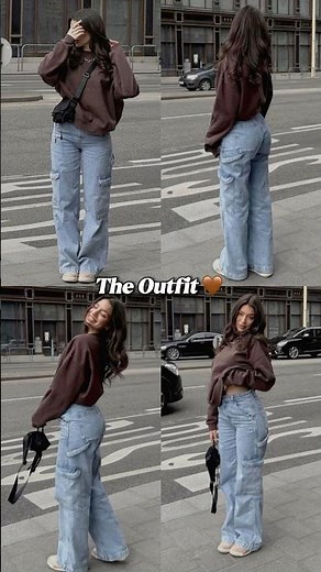 Effortless & Trendy College Outfit Idea🤎|Comfy Campus Look #CollegeOutfit#CampusStyle#casualfashion