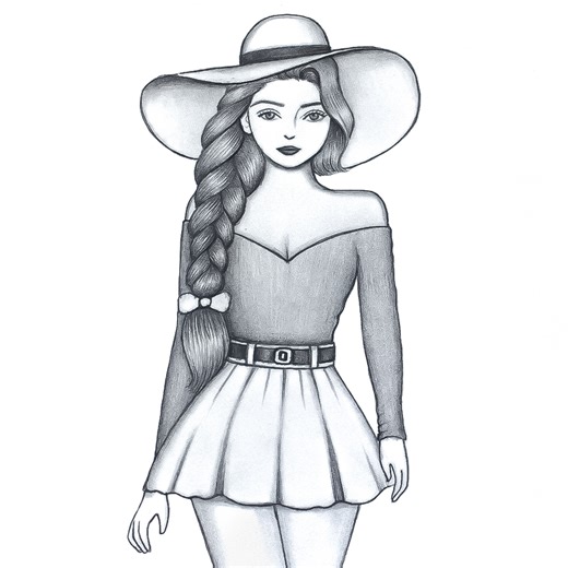 473K views · 11K reactions | #Girldrawing #Pencildrawing #Easydrawing | Drawingneelu | Facebook