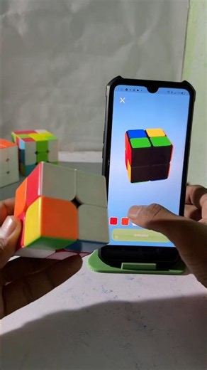 How to solve a 2by2 Rubik’scube # #rubikscube #rubikscubetutorial #Rubik’stutorial ‪@dkcuber21‬