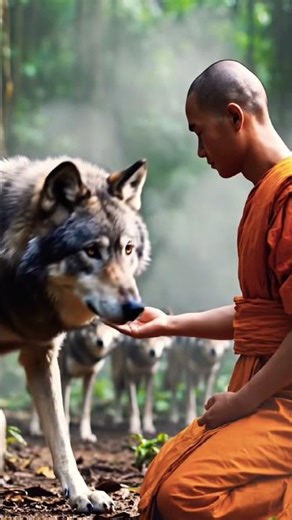 Silent Monk vs Wolf Pack | Jungle Survival Story
