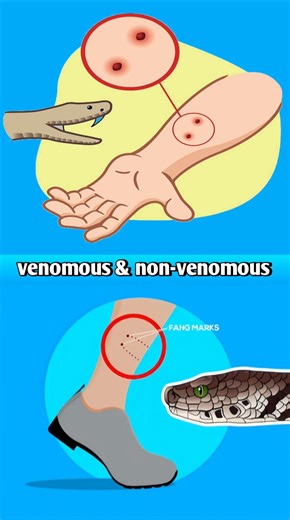 How to Determine Venomous or Non-venomous snake bite ? #imranbhai #imranbhai01