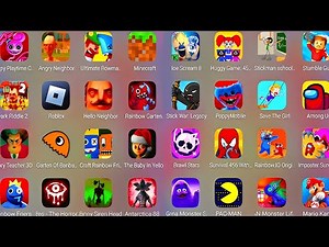 Grimace Monster Scary Survival,Huggy Tower,Prison Life,RunningPet,Sculpt People,Emoji Puzzle