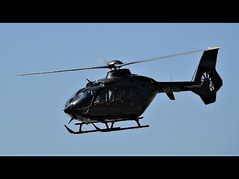 EC135 Start-Up, Takeoff & Landings (Airbus H135 Eurocopter) N917U Executive Helicopter