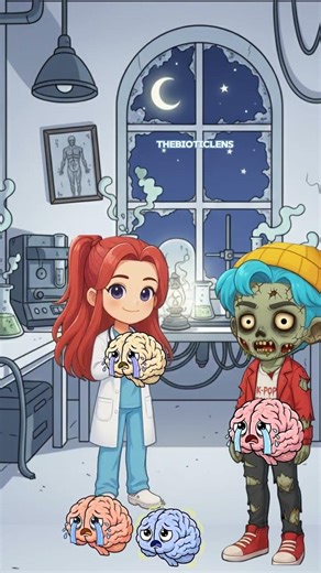 Zombie like a brain #kpop #sodapop #kpopdemonhunters #funny #kidsvideos