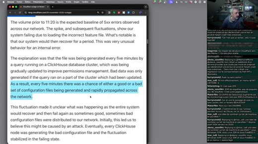 Cloudflare, Rust, le web et le void