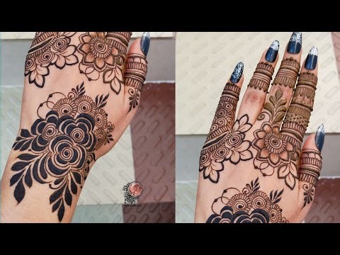 Mehndi Designs Back Side Simple and Easy | Mehndi Design for Beginners Step by Step | ‪@mhandbook‬