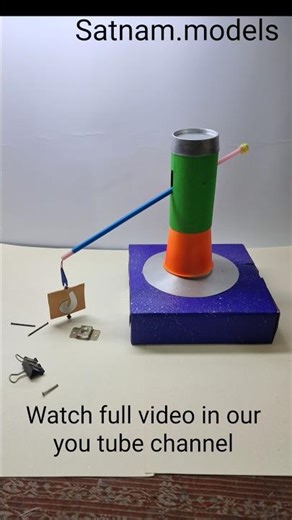 #shortsvideo electromagnetic crane model for school