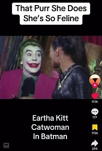 #EarthaKitt #CatWoman￼ #Batman 🐱 | Arial TramPway