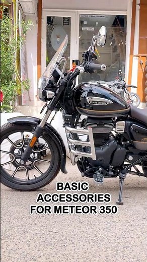 Basic Accessories for Meteor 350 🔥 | Must-Have Upgrades for Royal Enfield Meteor 350 Owners