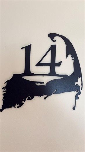 12x10 Cape Cod House Numbers - Etsy