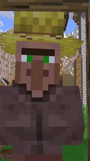 Sad Minecraft Villager Story 😢 | When a Villager Finds His Friend Gone 💔 #minecraftshorts