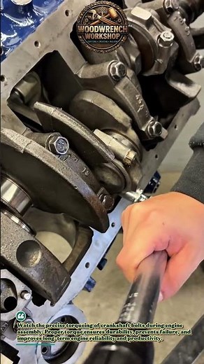 Crankshaft Torque Process | Engine Bottom-End Assembly
