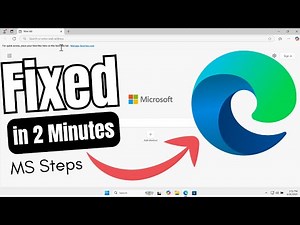 How to Fix "Microsoft Edge Not Working Properly" ( FULL GUIDE )