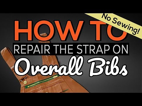 How to Repair the Shoulder Strap on Work Bibs