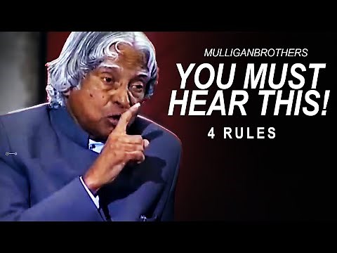 4 Life-Changing Success Rules from President Kalam