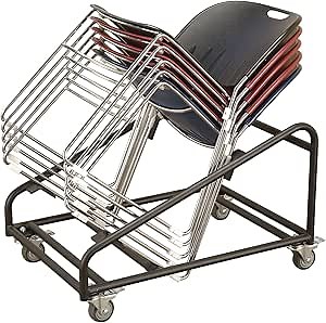 KFI Seating 2100 Stack Chair Dolly, Black